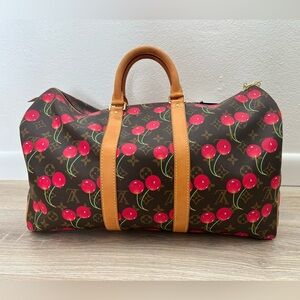 Louis Vuitton 🍒 Cherry Murakami Keepall 45